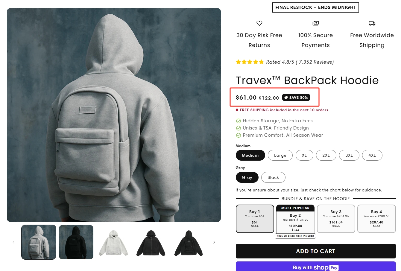 带书包的连帽卫衣爆火！TikTok播放量达410万