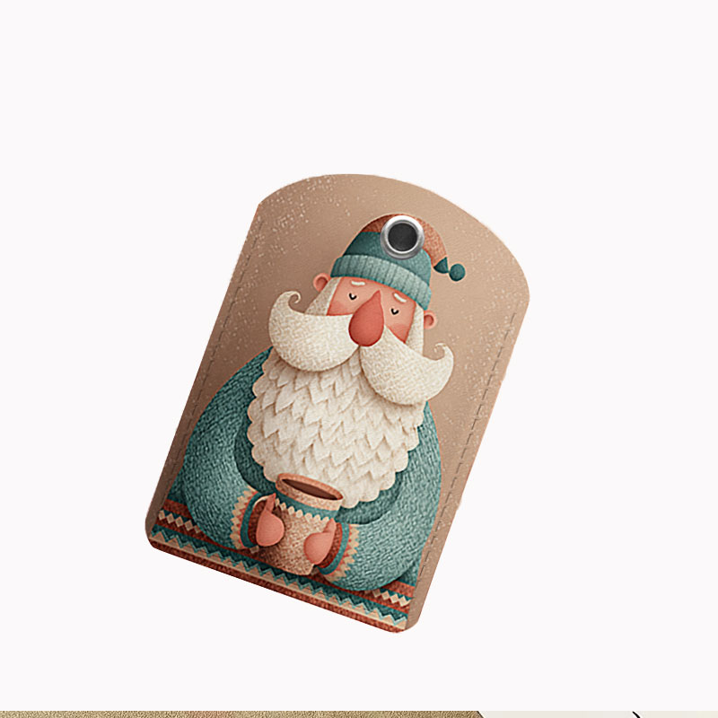 PU方形门禁卡套钥匙牌