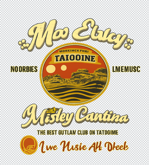 星球大战 Mos Eisley Cantina Tatooine 男式成人图案 T 恤